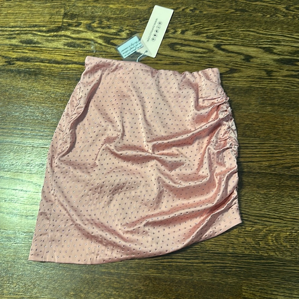 Oh Polly Sparkly Pink Mini Skirt